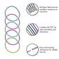 Pastel Colored Stainless Steel Wire Keychains (2mm Thick) by 6.3 Inches (PVC Coated)