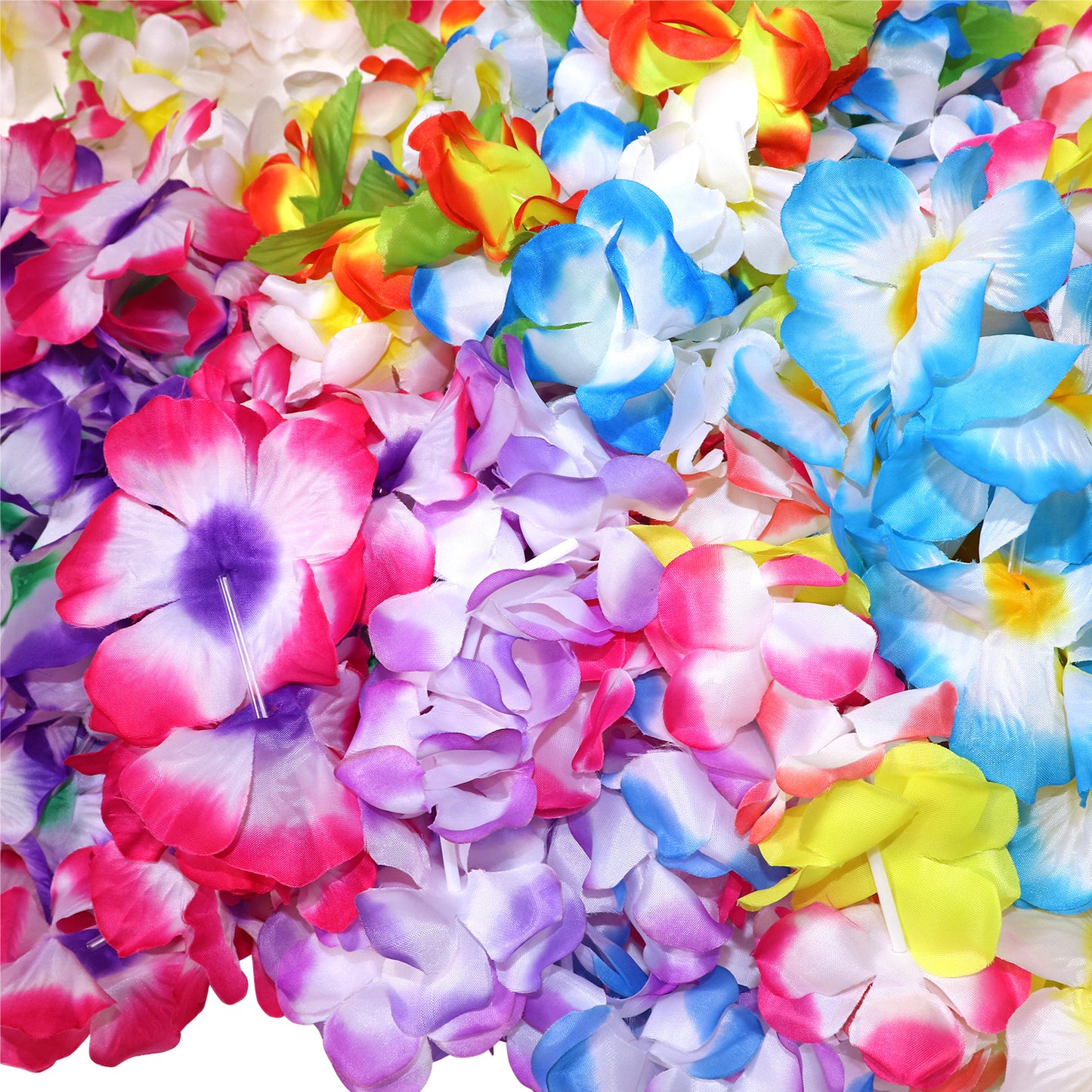 Thickened Hawaiian Floral Leis Necklace