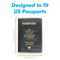 Frosted Passport Cover Vinyl Plastic Passport Protector
