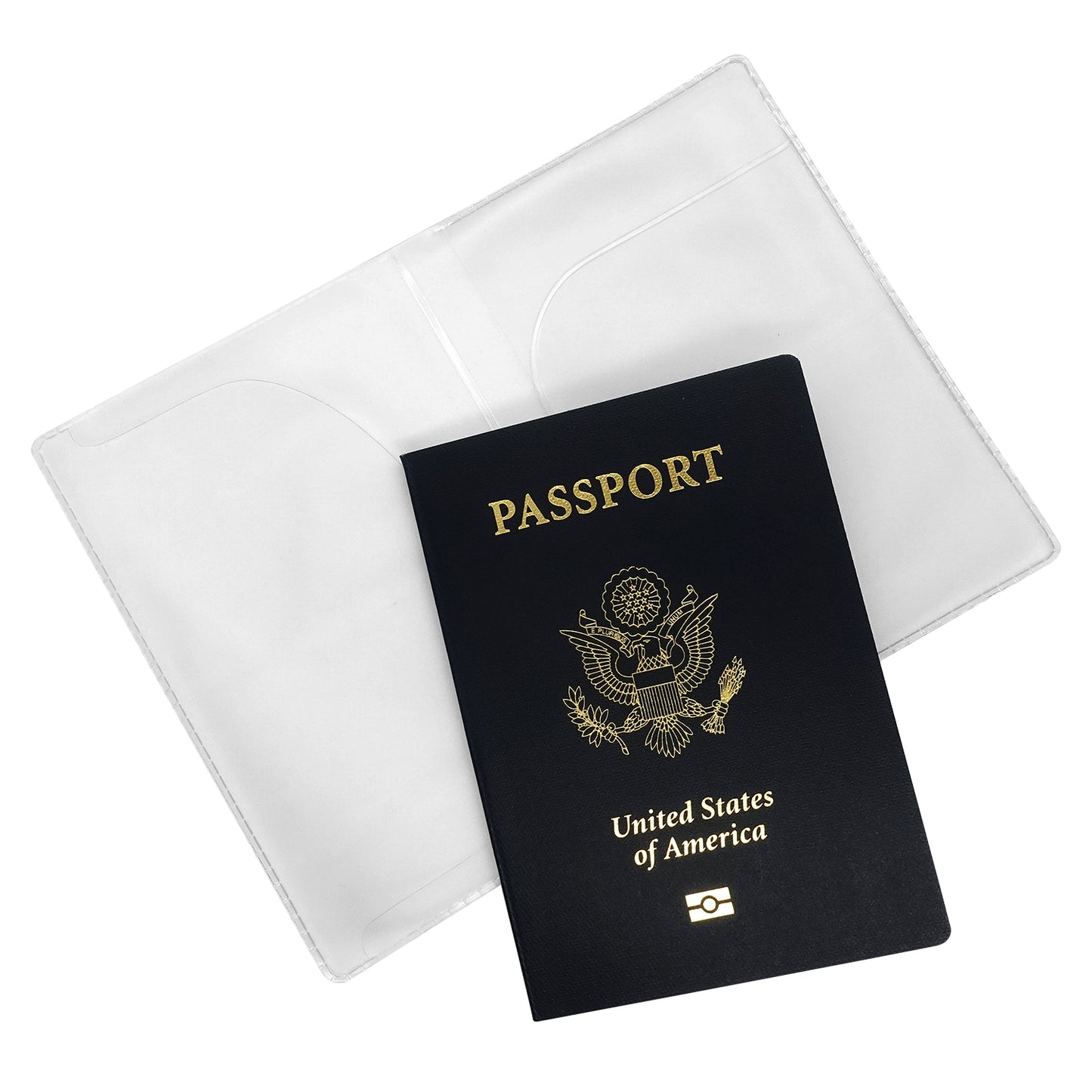 Frosted Passport Cover Vinyl Plastic Passport Protector