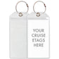 Cruise Luggage Tags for Princess, Carnival, Costa, Holland America, P&O, Norwegian Cruises