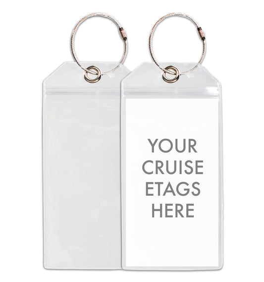 Cruise Luggage Tags for Princess, Carnival, Costa, Holland America, P&O, Norwegian Cruises