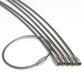 Stainless Steel Wire Keychains (2.0mm Thick) by 6.3 Inches