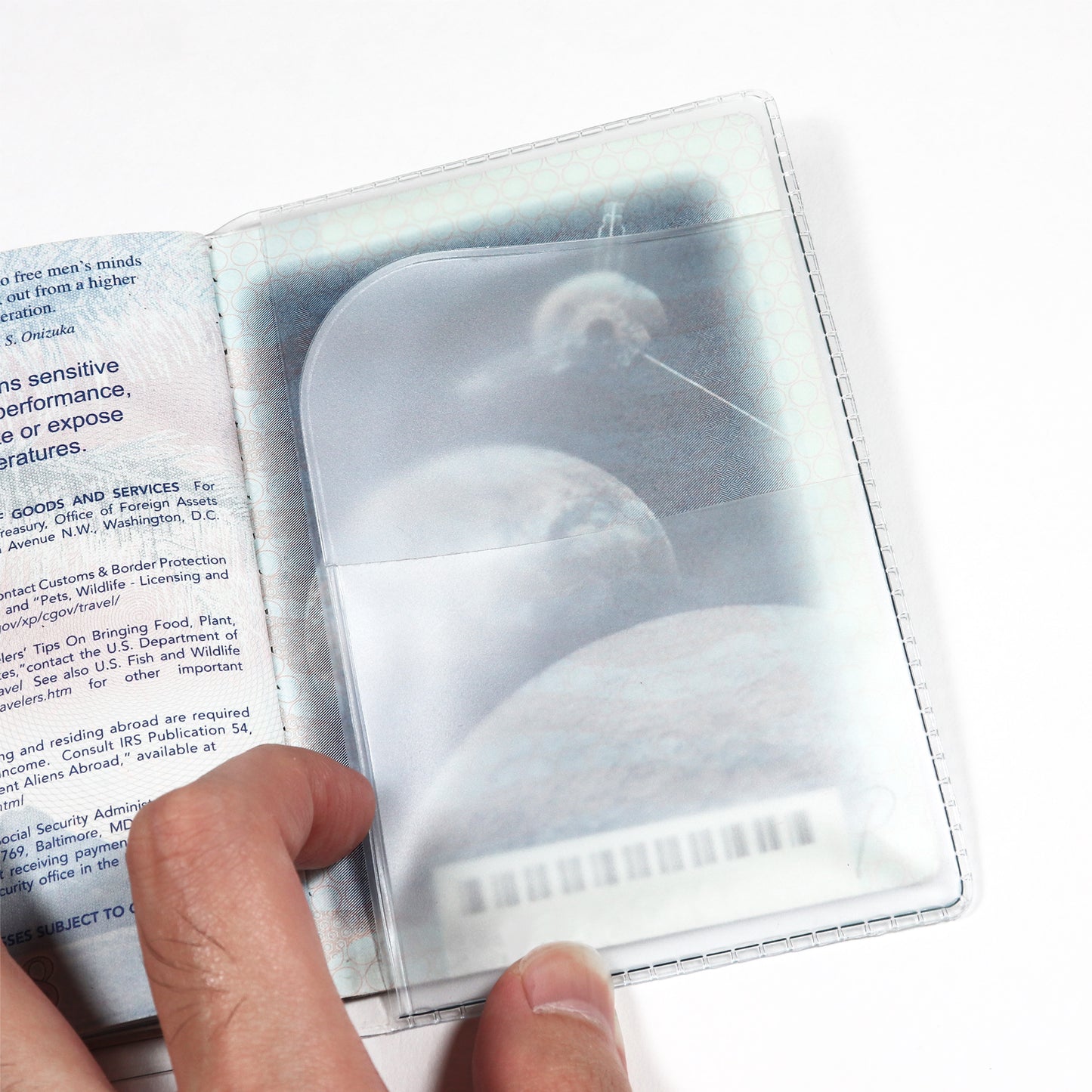 Frosted Passport Cover Vinyl Plastic Passport Protector