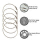 Stainless Steel Wire Keychains (1.5mm Thick) by 6.3 Inches