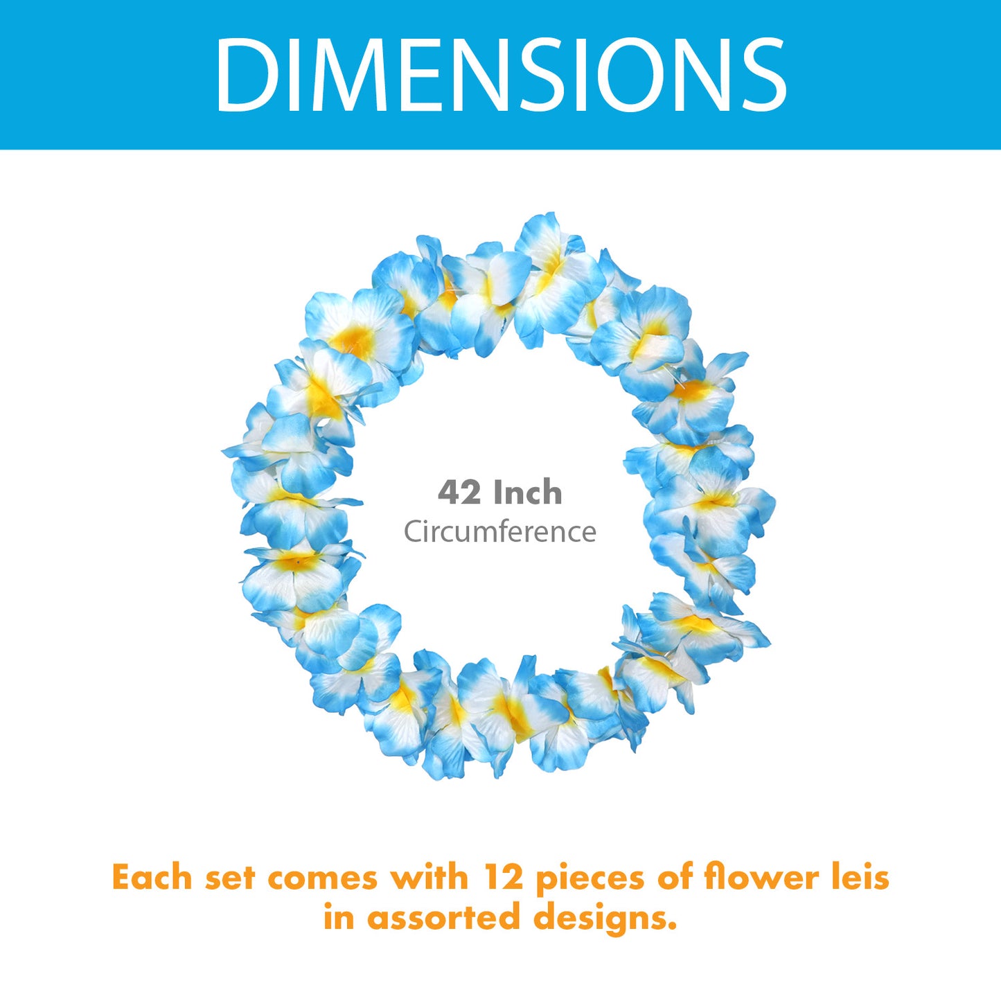 Thickened Hawaiian Floral Leis Necklace