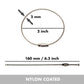 Stainless Steel Wire Keychains (2mm Thick) by 6.3 Inches (PVC Coated)
